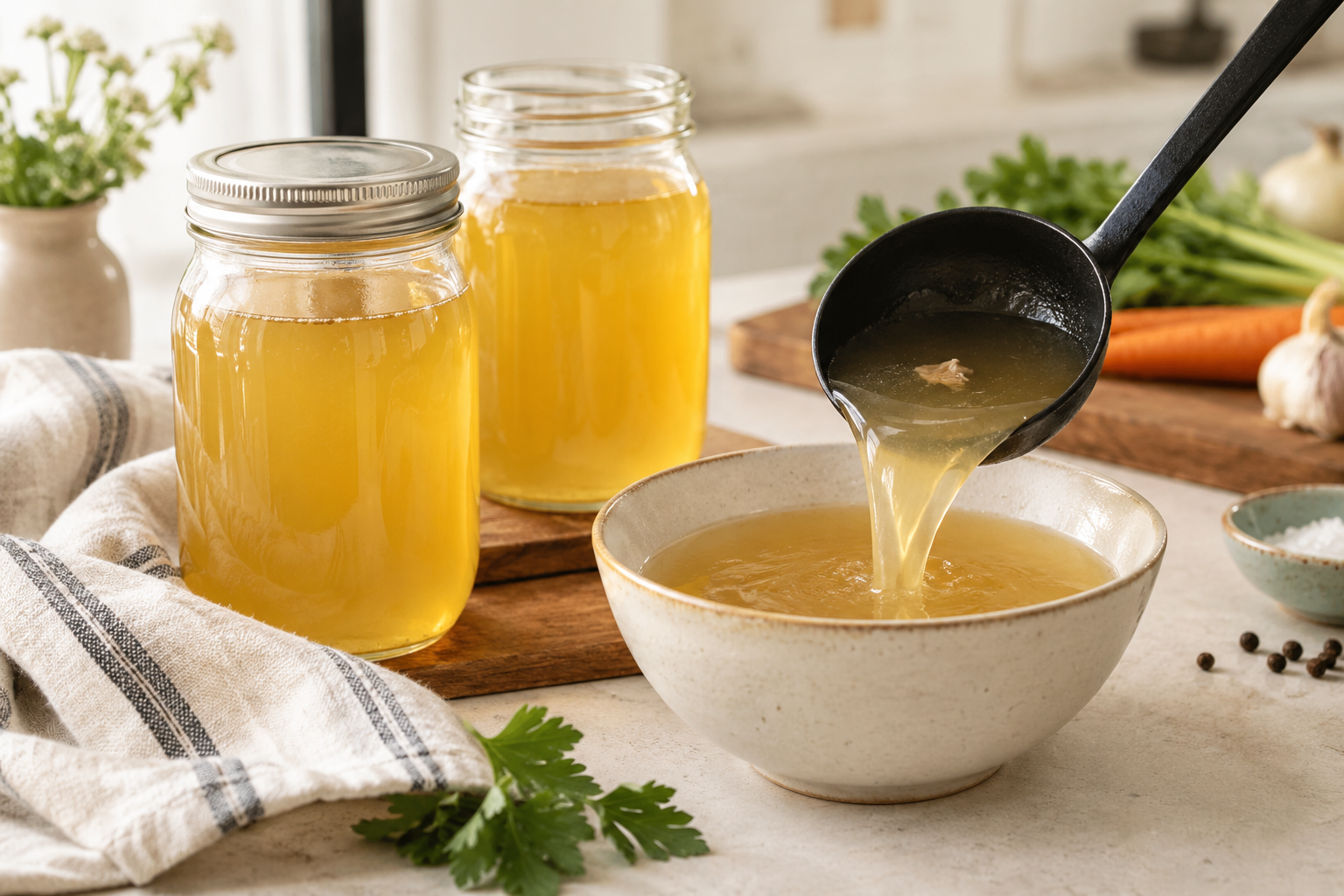 Chicken or Turkey Stock — The Quiet Pantry Essential