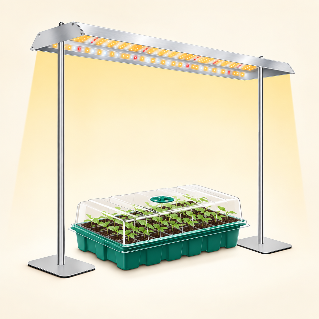 SDOVUERC 60W Full-Spectrum Grow Light Stand